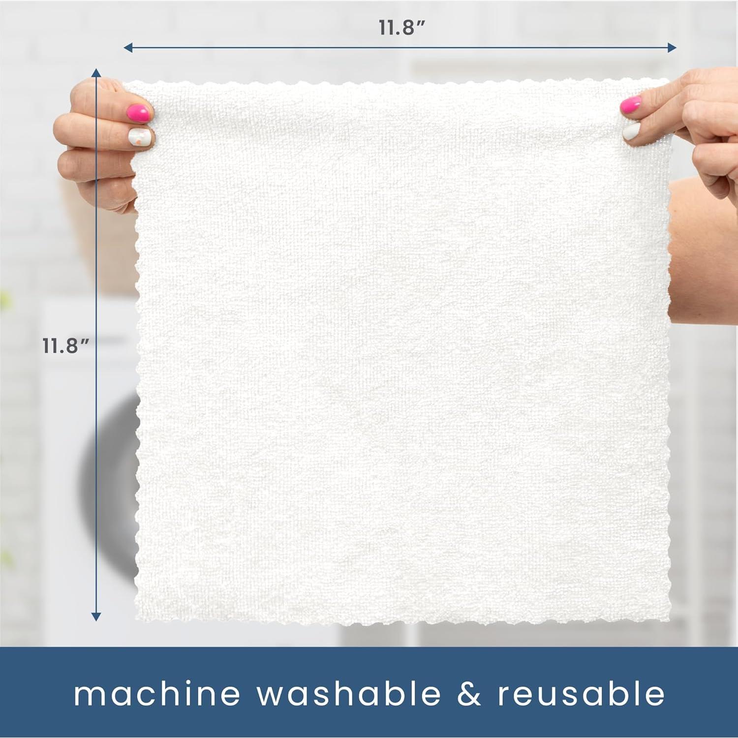 Paquete de 50 Paños de Microfibra S&T INC. 30x30 cm