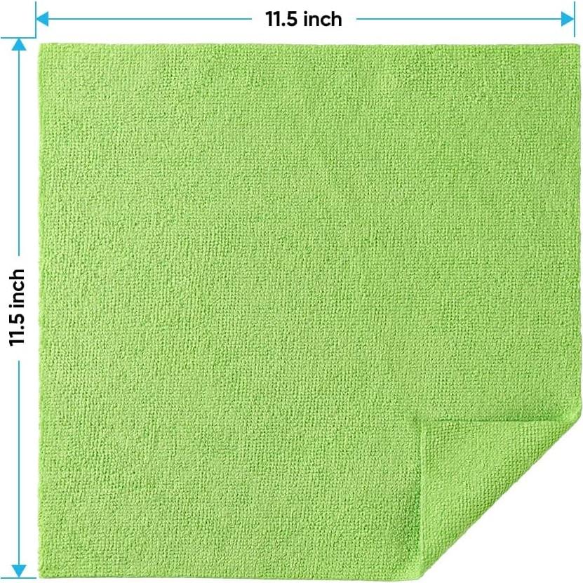 Paquete de 100 Paños de Microfibra HOMEXCEL 29.21 cm Multicolor