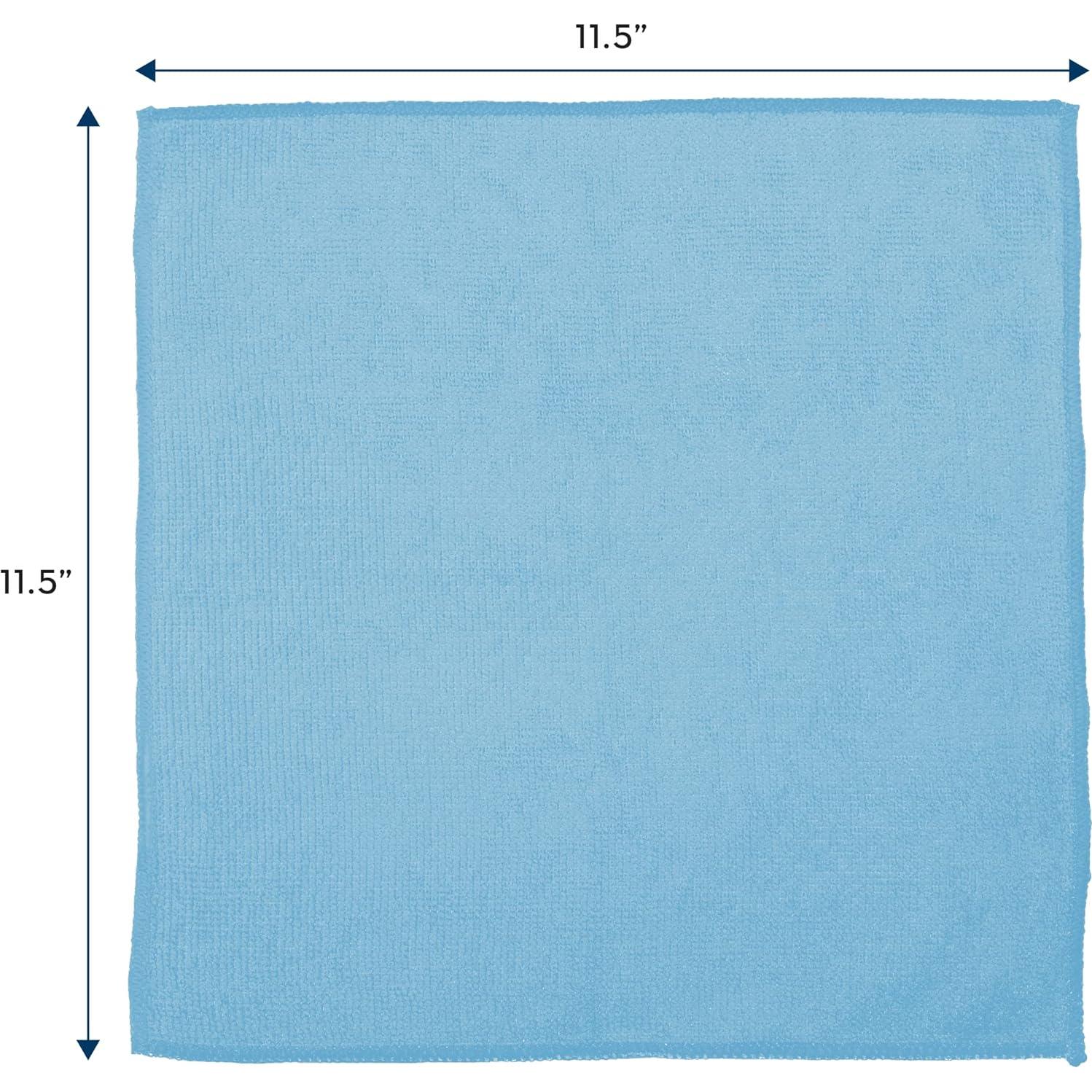 Paquete de 100 Paños de Microfibra S&T INC. 29.21x29.21cm