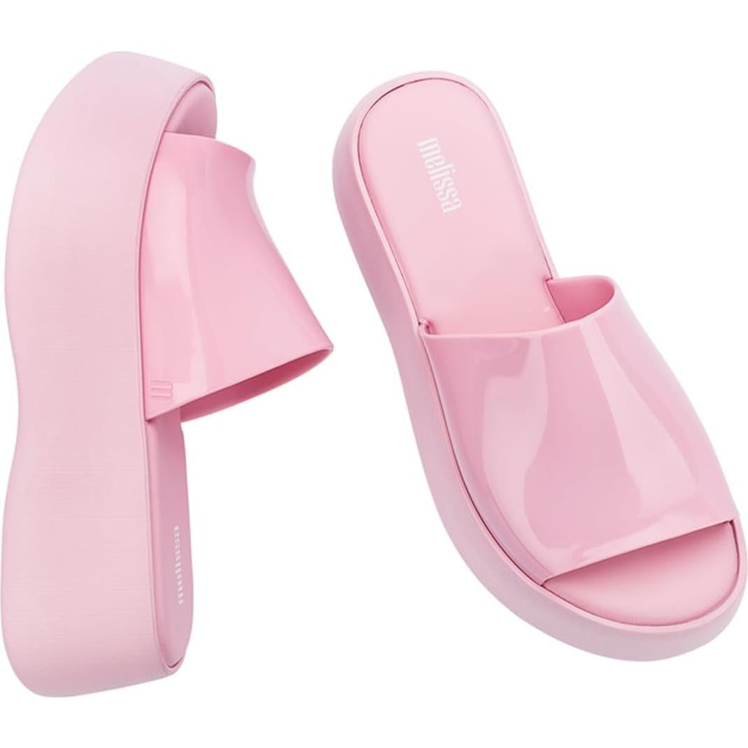 Sandalias Melissa Becky Plataforma Acolchadas Rosa 30,4x13,6cm