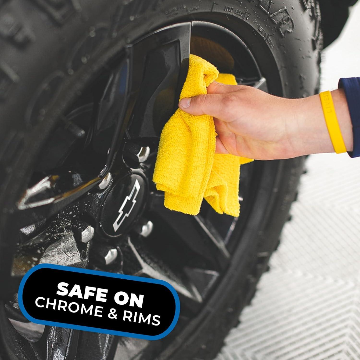 Toallas de Microfibra Sin Borde La Compañía Rag 40.64cm - Paquete de 10