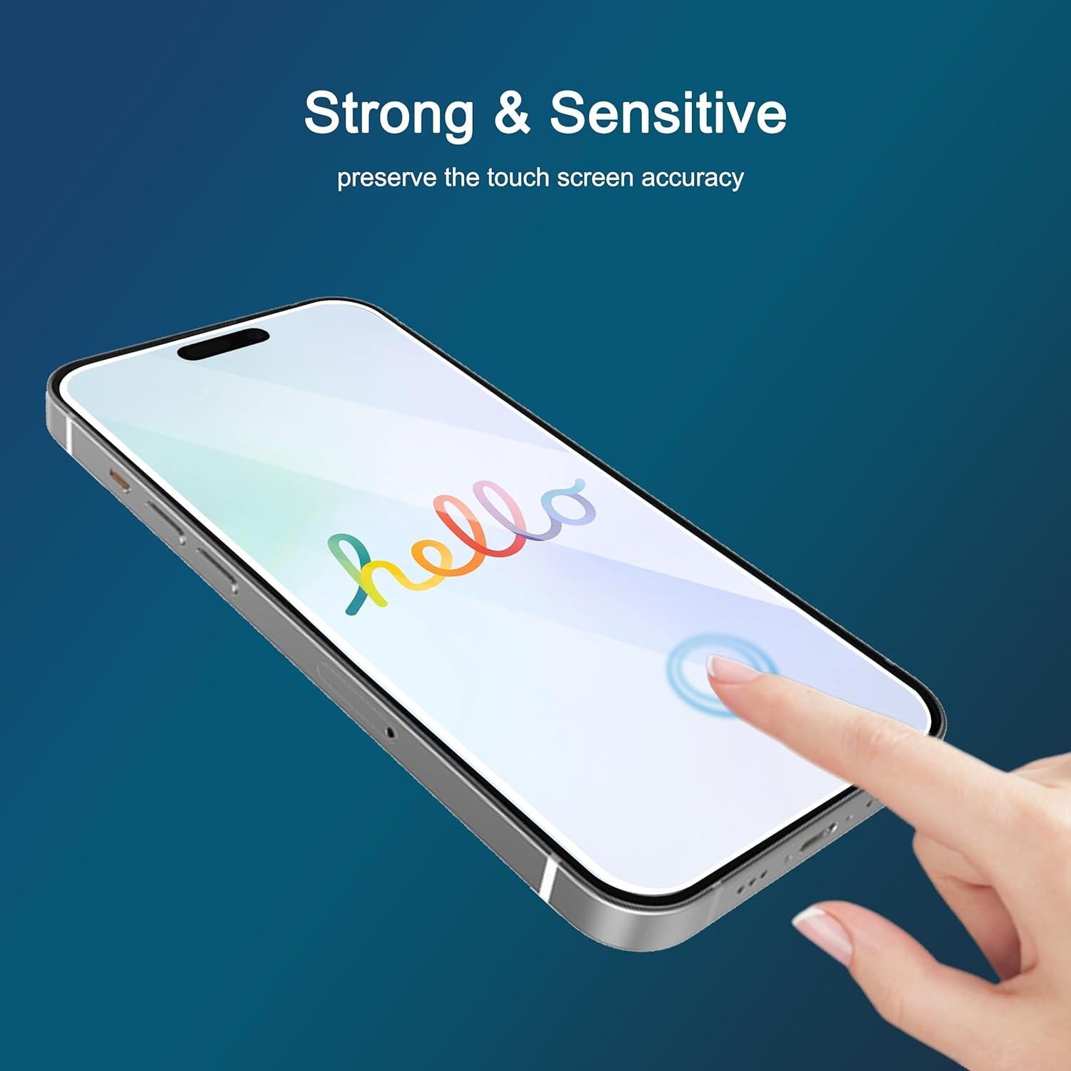 Protector de Pantalla Ailun Vidrio Templado para iPhone 16/15/15 Pro 6.1"