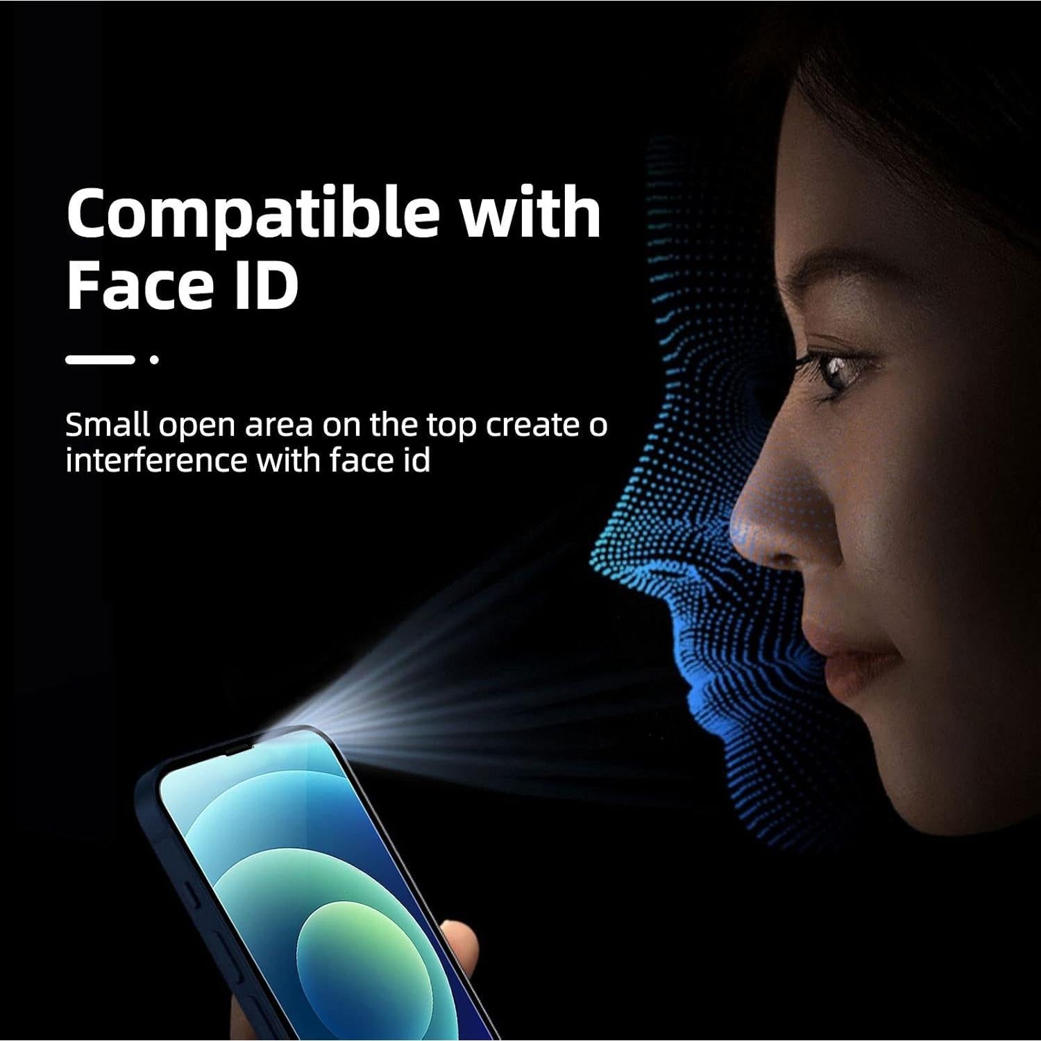 Protector de Pantalla Vidrio Templado NEW'C para iPhone 14/13/13 Pro 15.5 cm