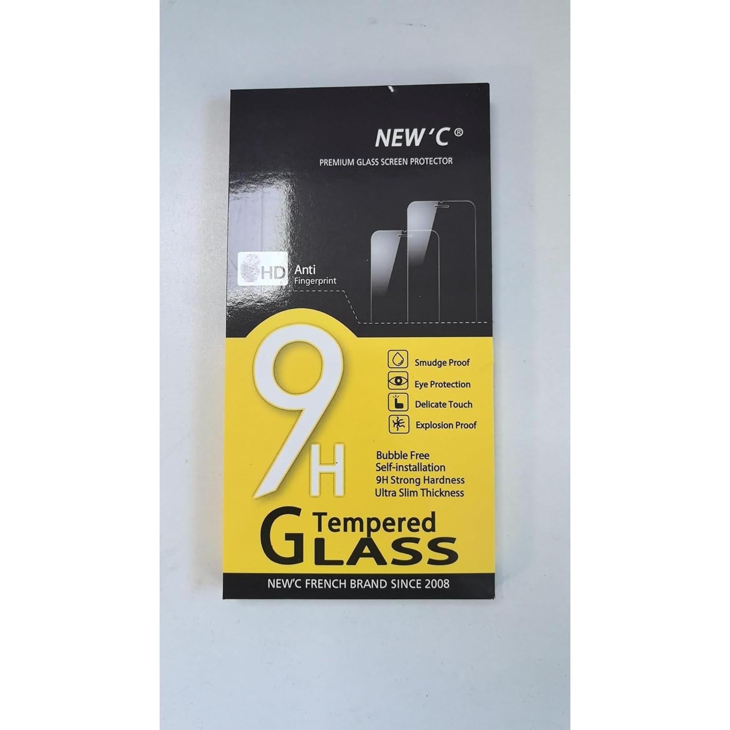 Protector de Pantalla Vidrio Templado NEW'C para iPhone 14/13/13 Pro 15.5 cm