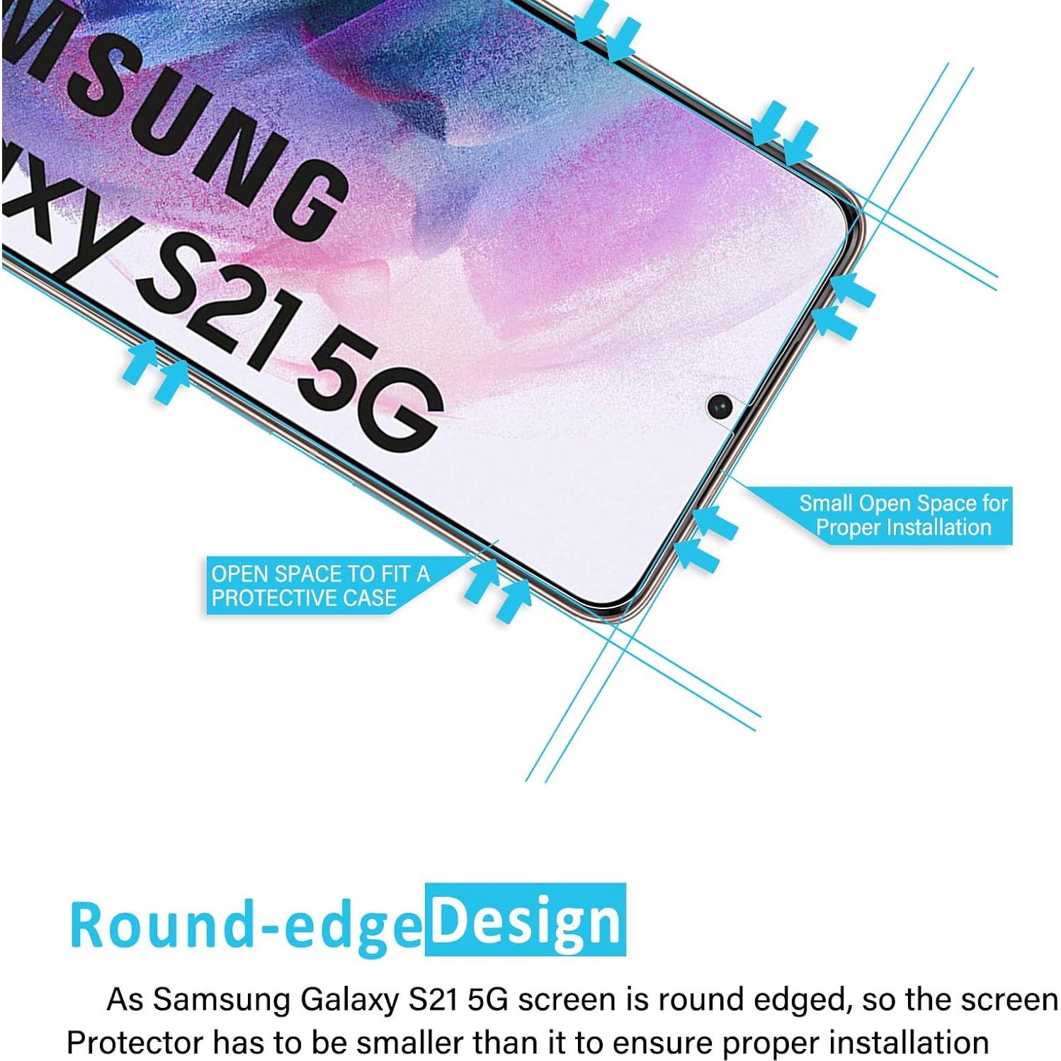 Protector de Pantalla Vidrio Templado NEW'C para Samsung S21 5G