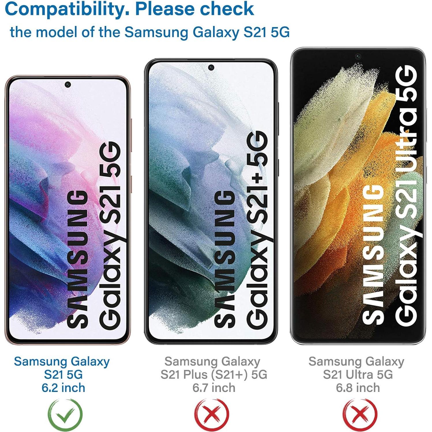 Protector de Pantalla Vidrio Templado NEW'C para Samsung S21 5G