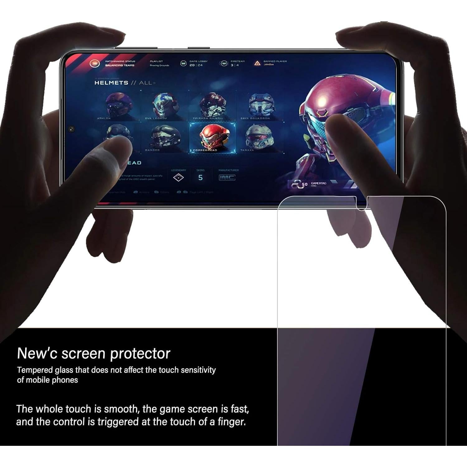 Protector de Pantalla Vidrio Templado NEW'C para Samsung S21 5G