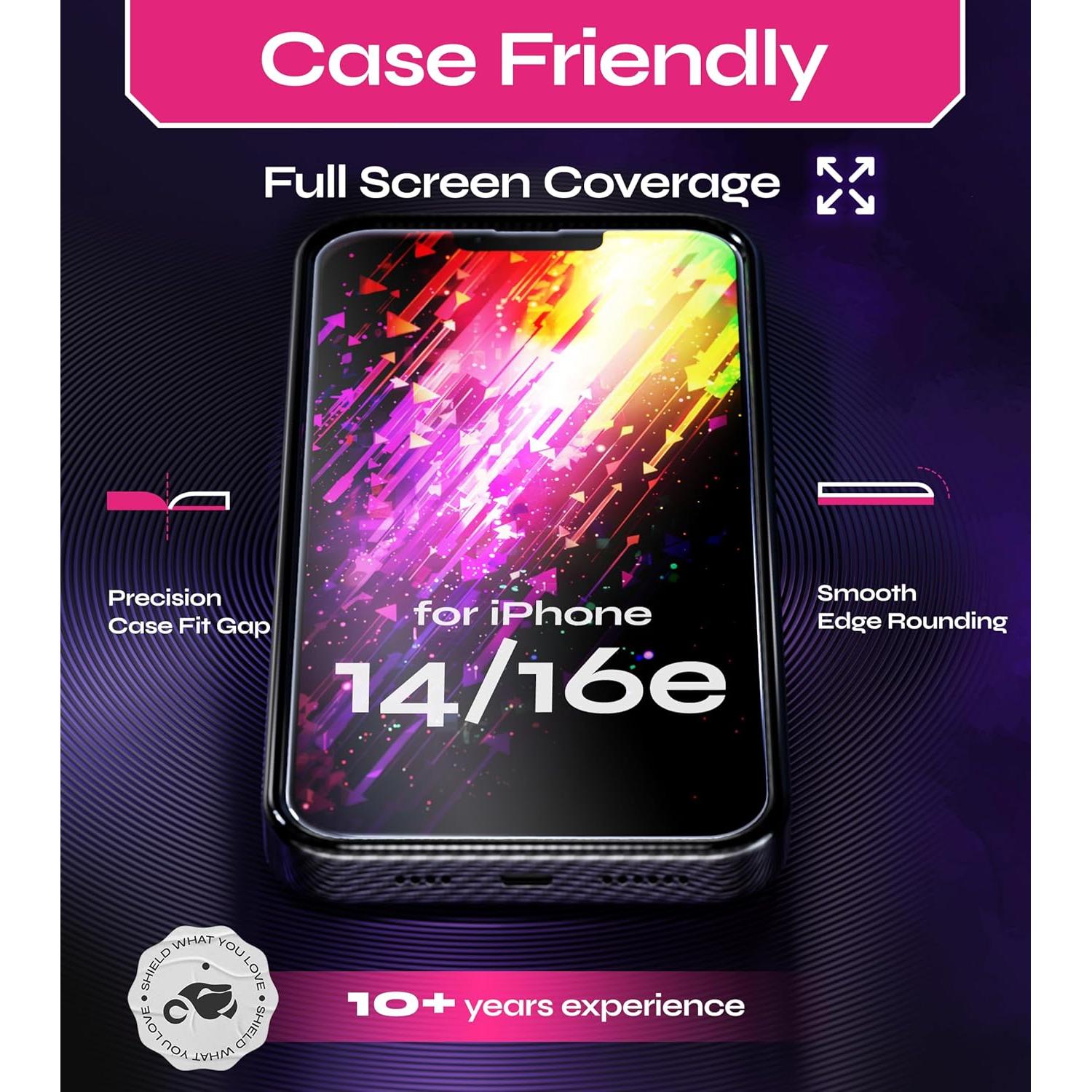 Protector de Pantalla Vidrio Templado Defenslim 2-Pack iPhone 14/16e