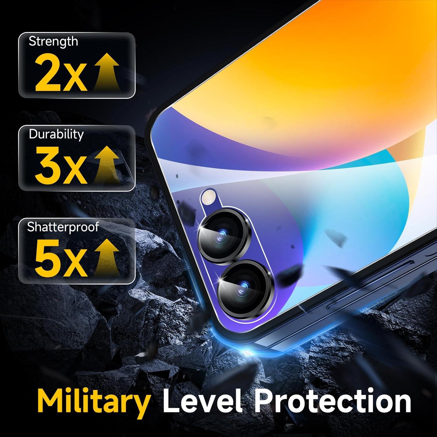 Protector de Pantalla YWXTW para Samsung Galaxy Z Flip 7 - 4Pcs EPU + 2Pcs Cristal Templado