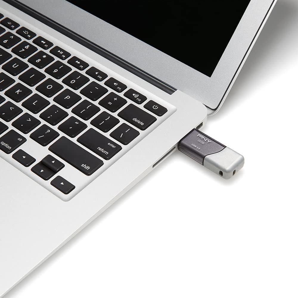 PNY Turbo Attaché 3 USB 3.0 32GB Plata - Paquete de 10