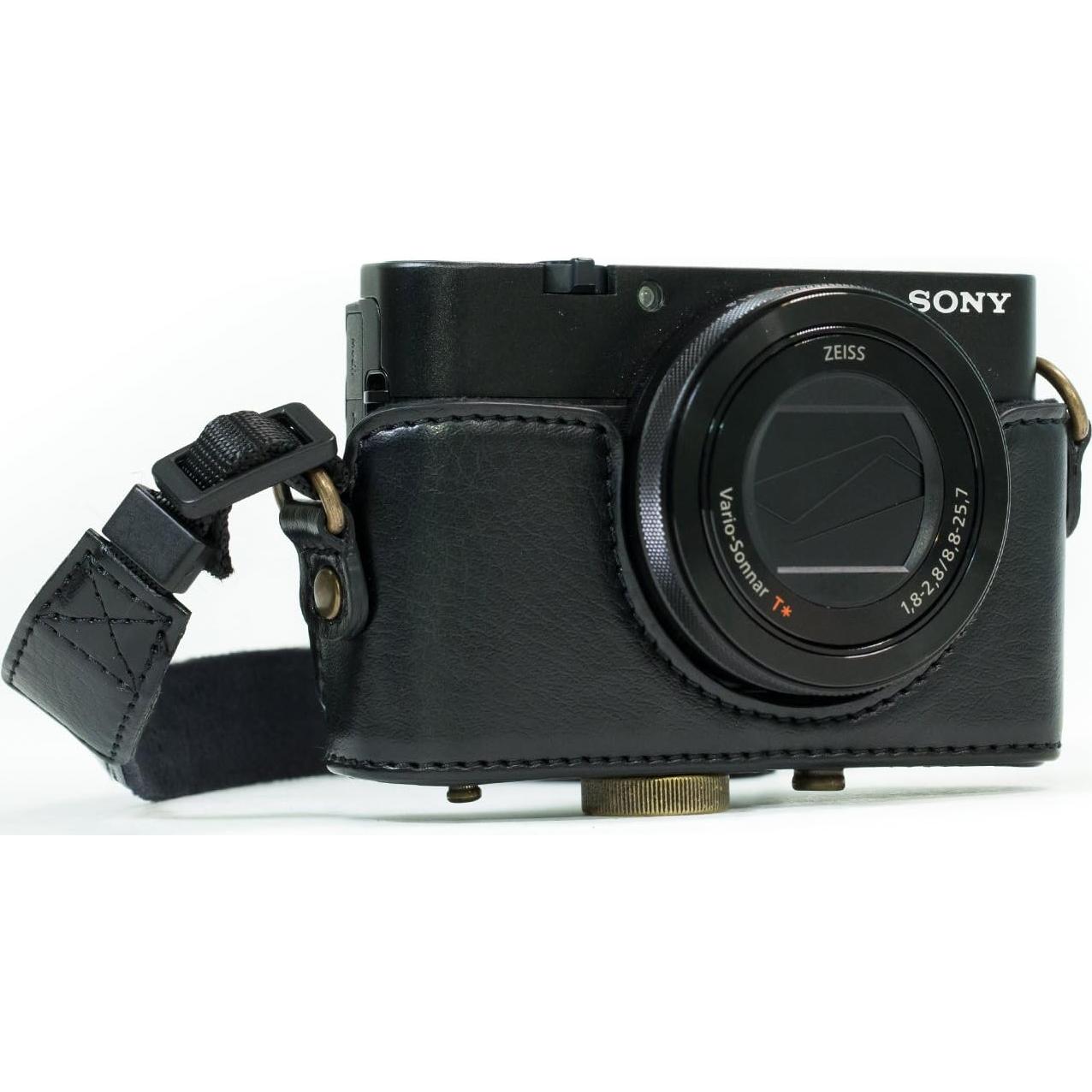 Funda de cámara de cuero MegaGear para Sony Cyber-Shot RX100