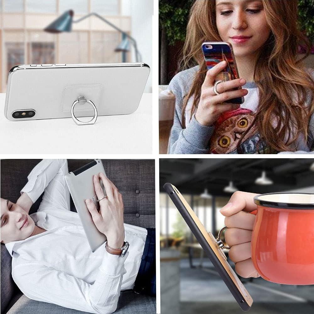 Soporte de Anillo Transparente VOVIGGOL 2 Pcs para Teléfono