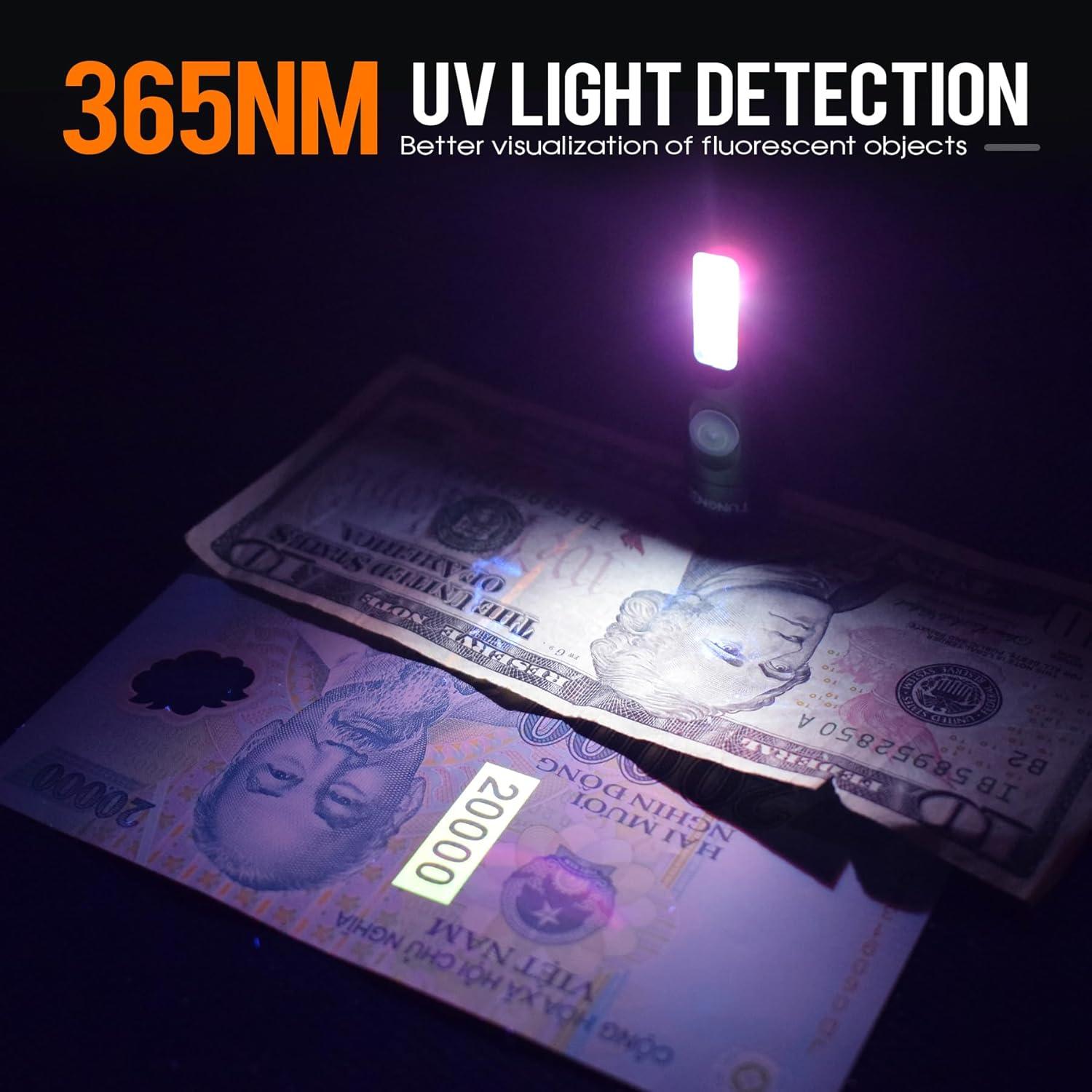 Linterna Recargable TUNENGE S15Pro 750 Lúmenes Verde Militar