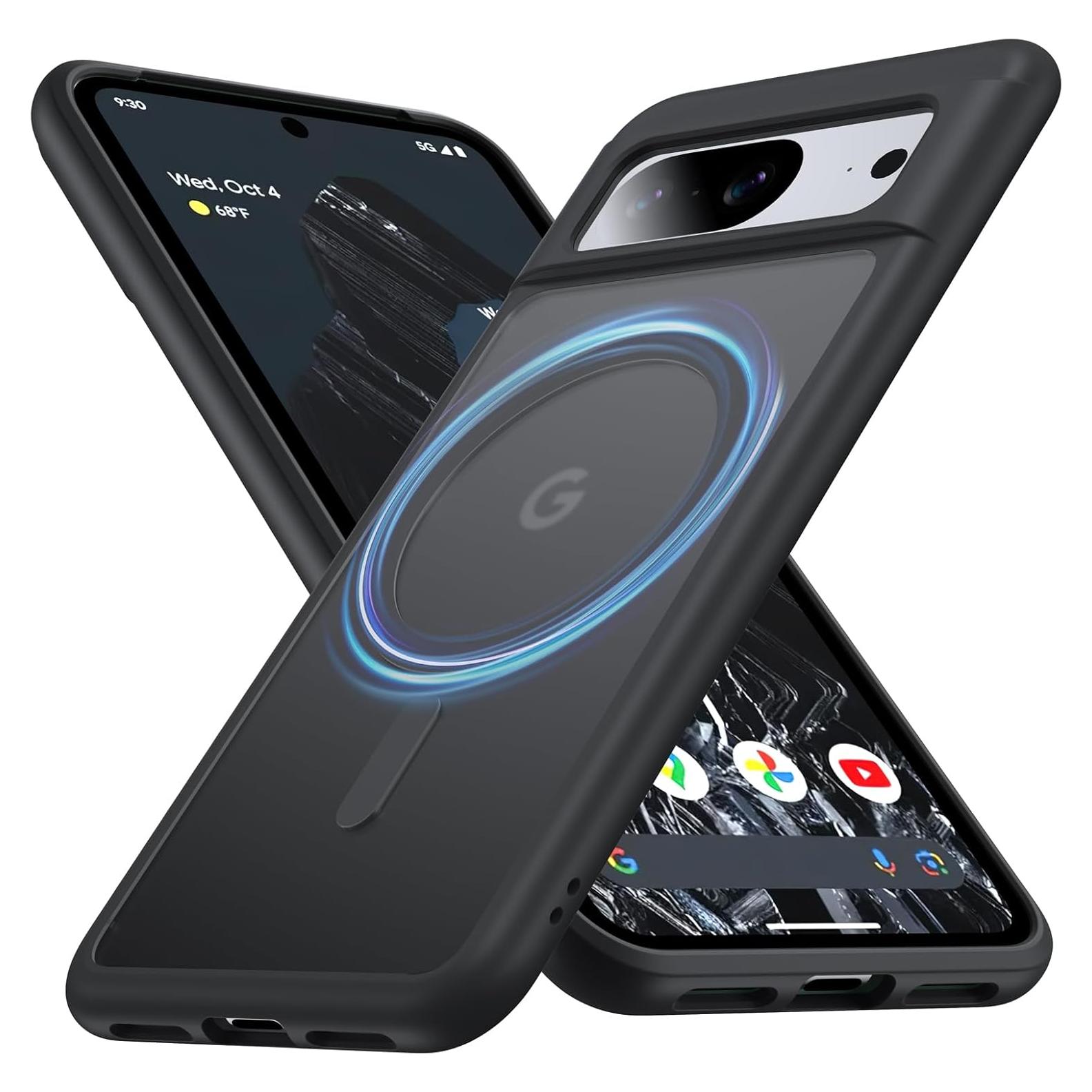 Funda Magnética Google Pixel 8 FNDMIL Antideslizante Negra