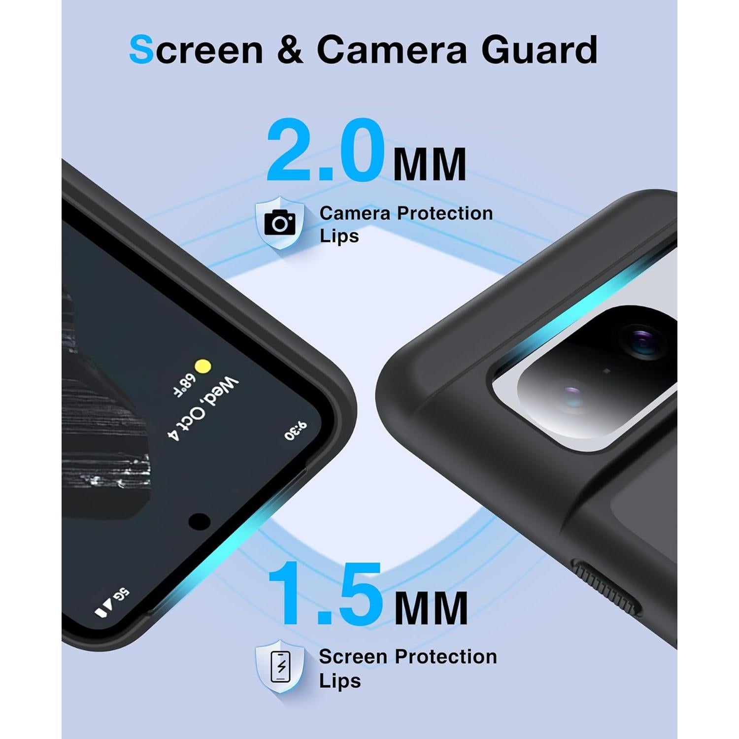 Funda Magnética Google Pixel 8 FNDMIL Antideslizante Negra