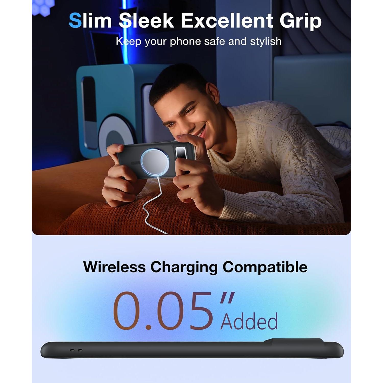 Funda Magnética Google Pixel 8 FNDMIL Antideslizante Negra