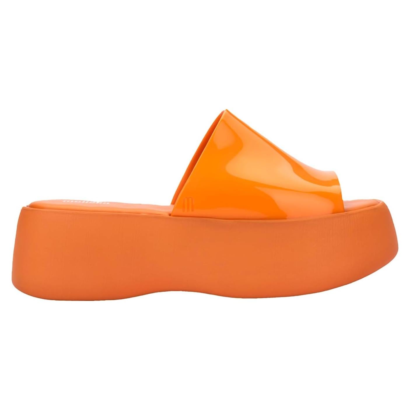Sandalias Melissa Becky Plataforma Gruesa Veganas Naranja