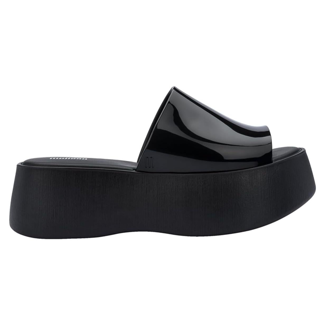 Sandalias de Plataforma Melissa Becky Acolchadas Negras 30,4 cm