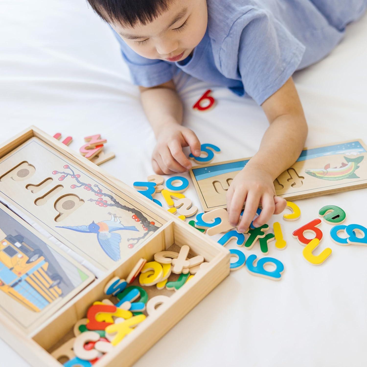 Juguete Educativo Melissa & Doug Deletrear con Letras
