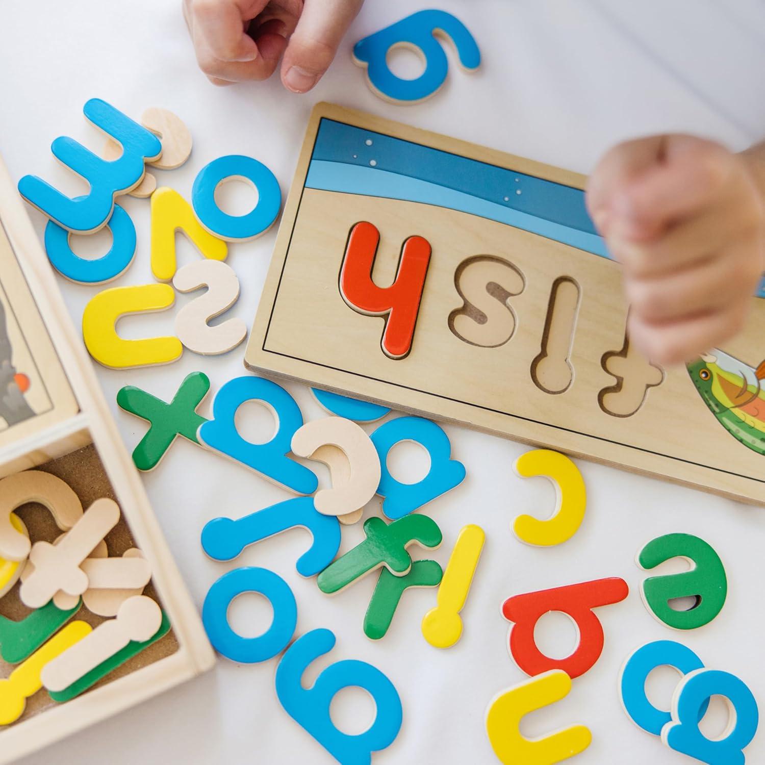 Juguete Educativo Melissa & Doug Deletrear con Letras
