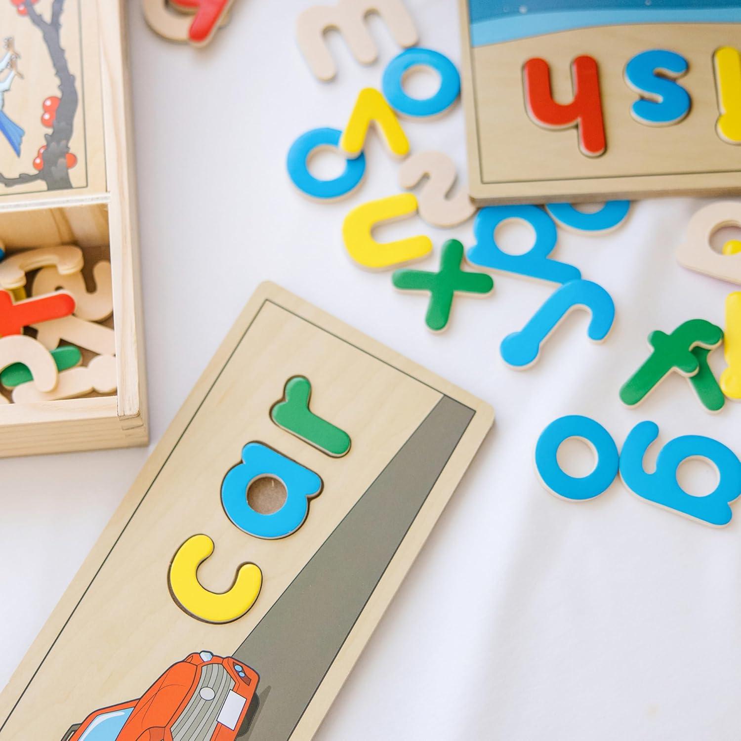 Juguete Educativo Melissa & Doug Deletrear con Letras