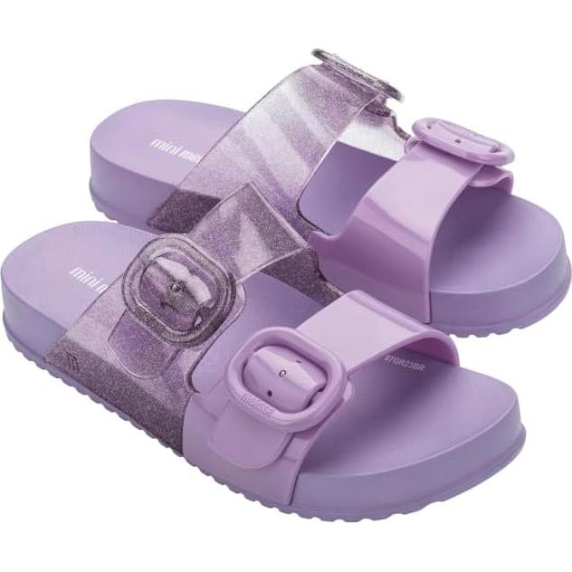 Mini Melissa Cozy Jelly Slides Niñas - Sandalias de Gel Lila