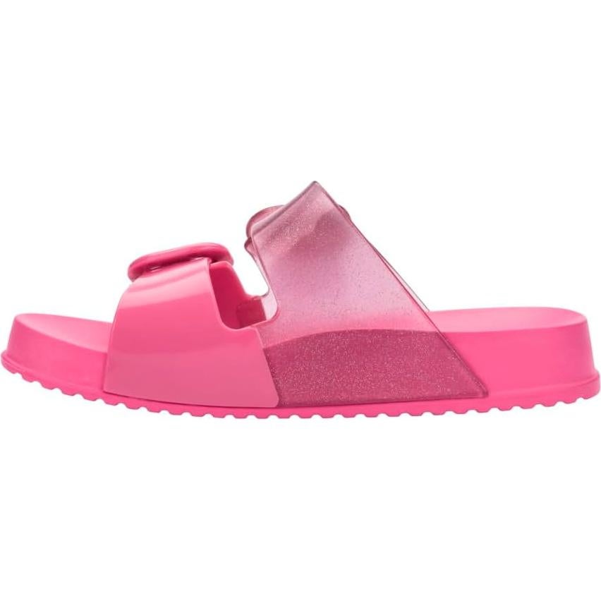 Mini Melissa Cozy Jelly Slides Niñas - Sandalias Rosa Brillo
