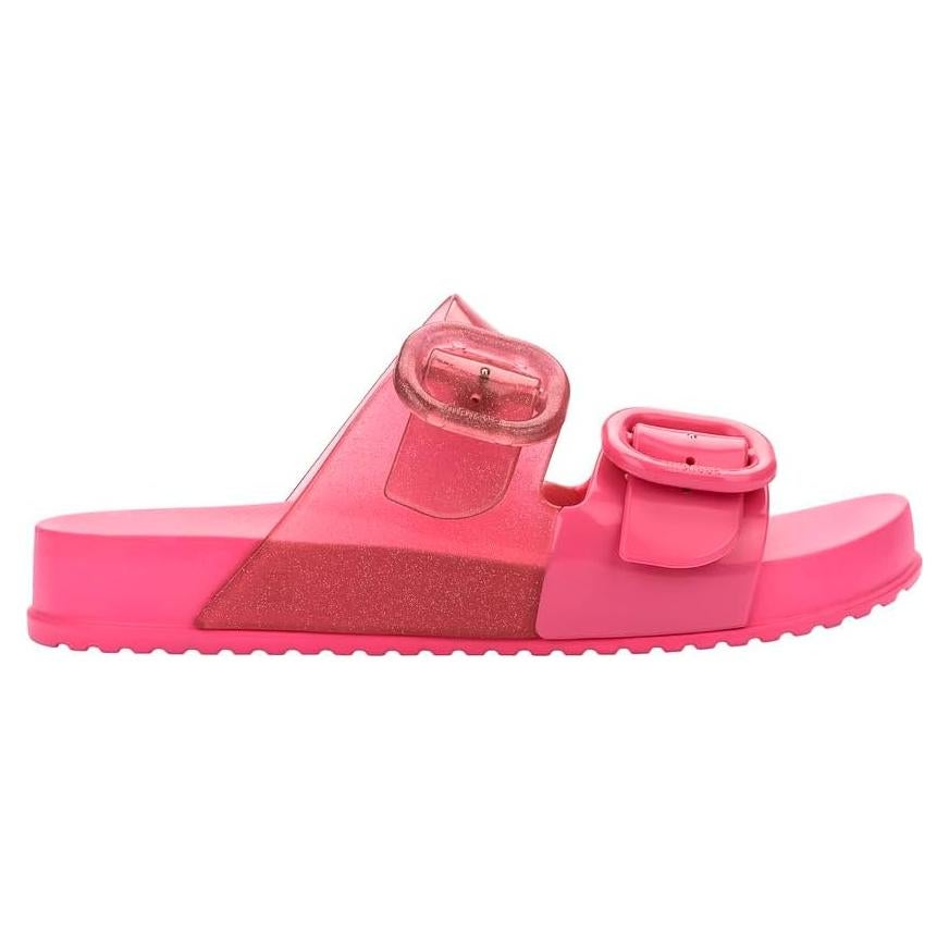 Mini Melissa Cozy Jelly Slides Niñas - Sandalias Rosa Brillo