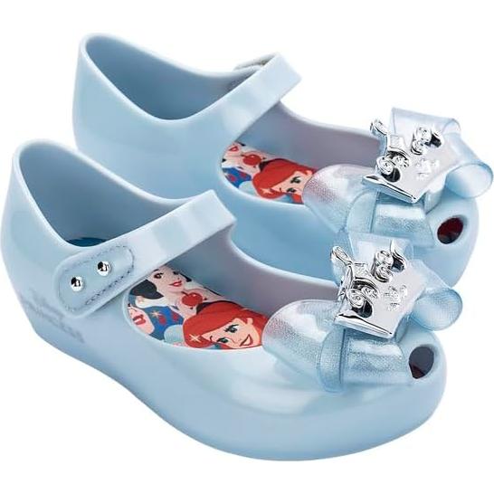 Zapatos Bailarina Mini Melissa Princesa Disney Azul 19.5cm