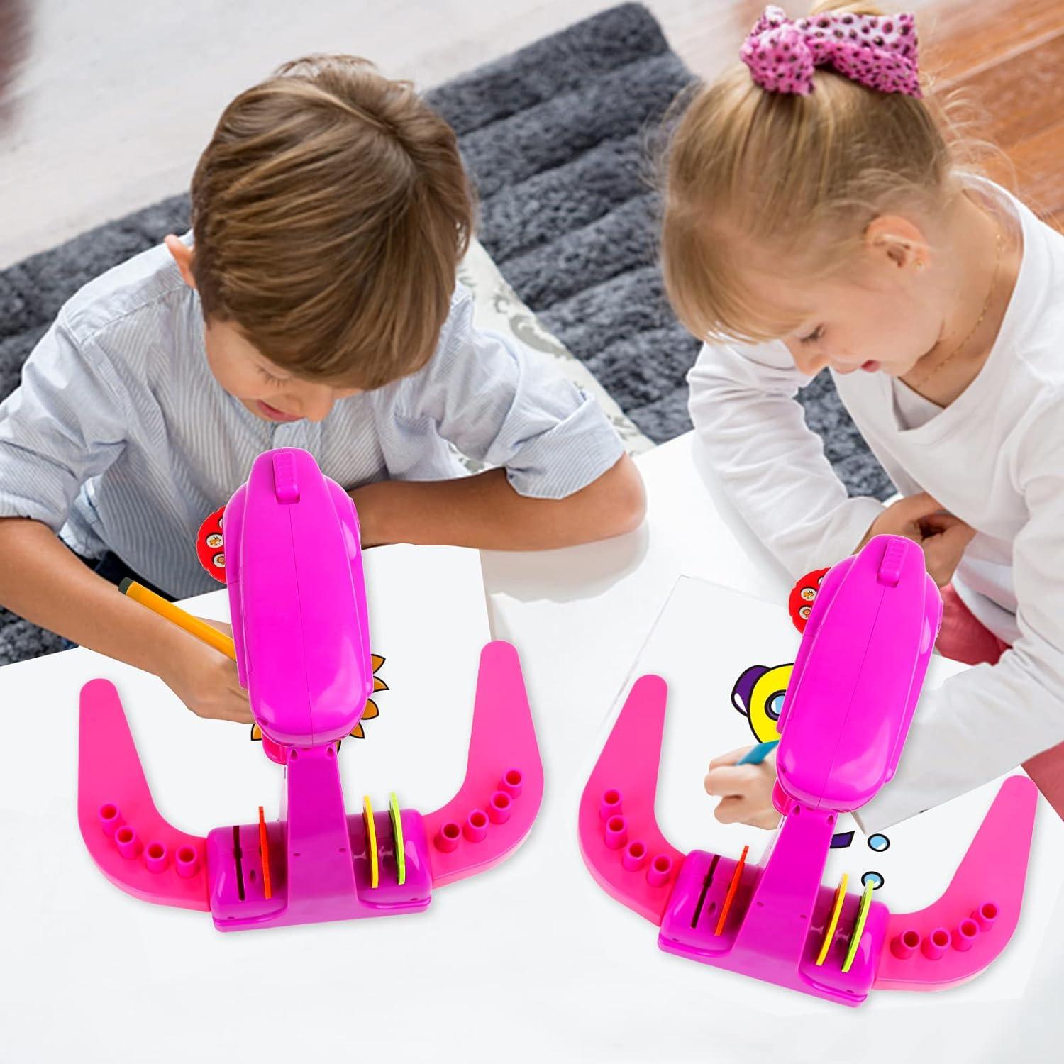 Proyector de Dibujo Infantil LEARFEI Rosa 32 Patrones