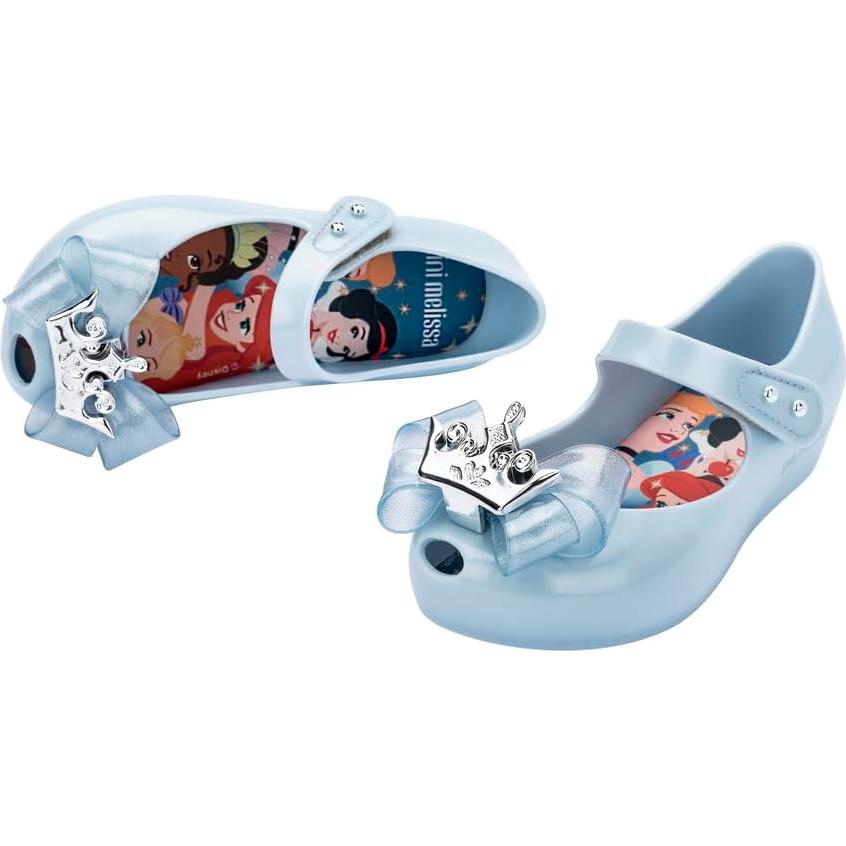 Zapatos Mini Melissa Bailarina Ultragirl II Azul Perla