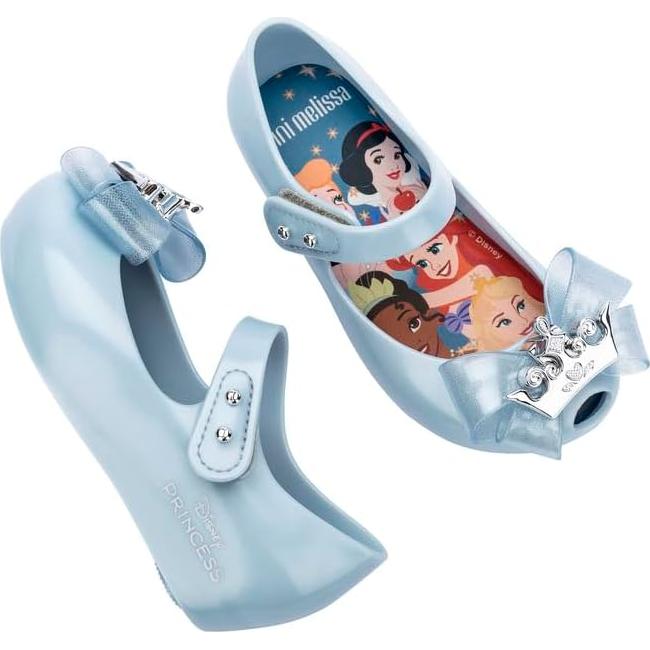 Zapatos Mini Melissa Bailarina Ultragirl II Azul Perla