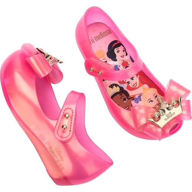 Zapatos Bailarina Mini Melissa Princesa Disney Rosa 11