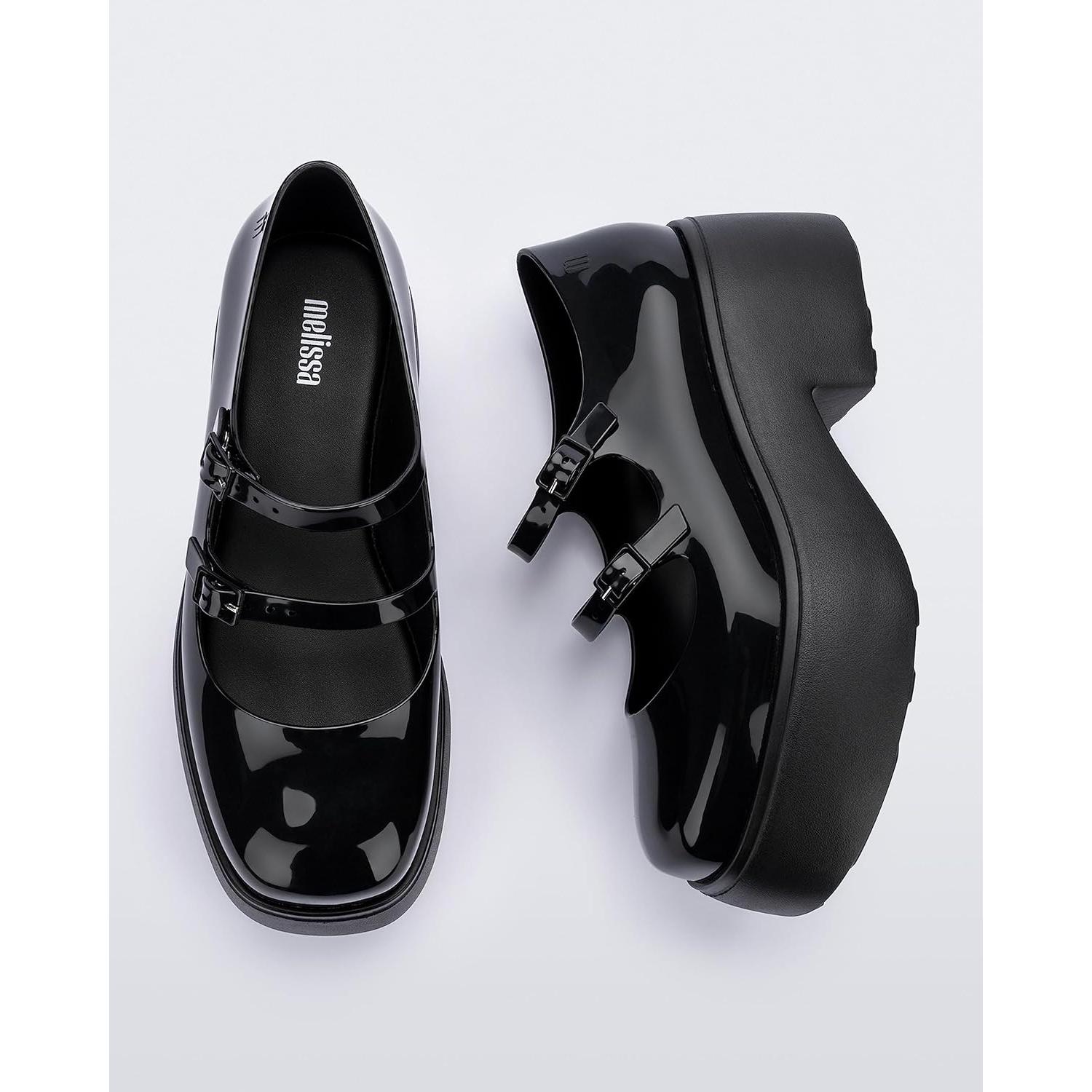 Zapatos Mary Jane Melissa Farah para Mujeres - Negro 30.68x28.10cm