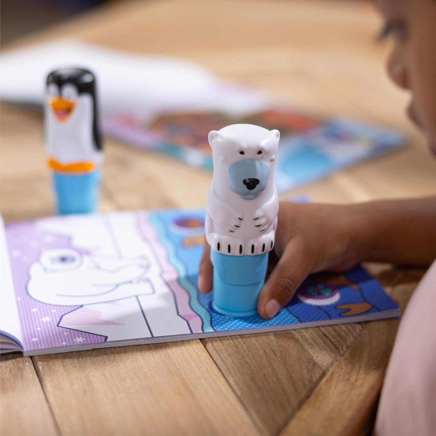 Melissa & Doug Sticker WOW! Invierno Oso Polar y Pingüino