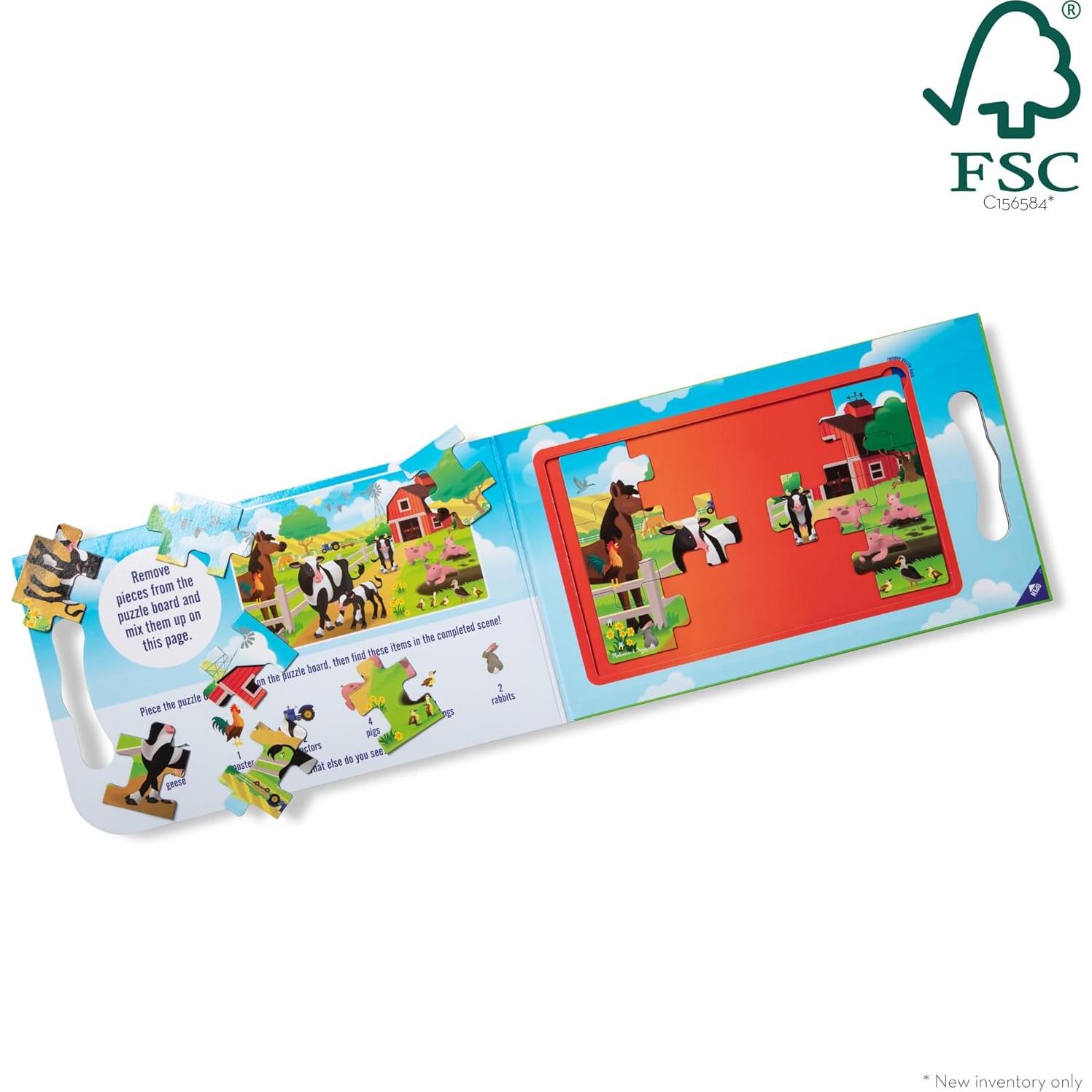 Rompecabezas Magnéticos Melissa & Doug Granja 2x15 Piezas