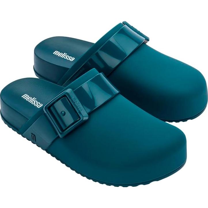 Sandalias Clog Melissa para Mujeres Azul Talla 6