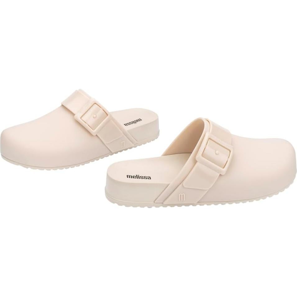 Sandalias Clog Melissa para Mujeres Beige 23.66x9.55cm