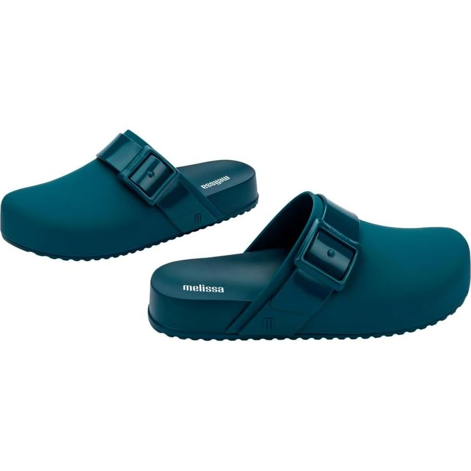 Sandalias Clog Melissa para Mujeres Azul 23.66x9.55cm
