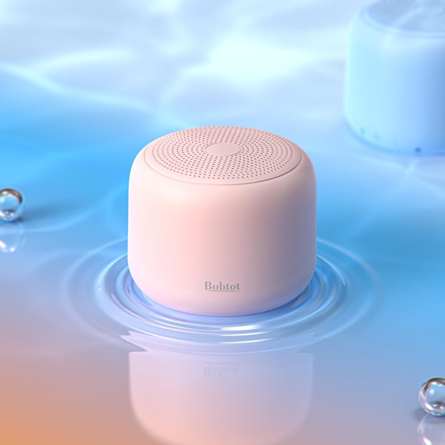 Altavoz Bluetooth Portátil Bobtot Cutie Rosa Impermeable 20h