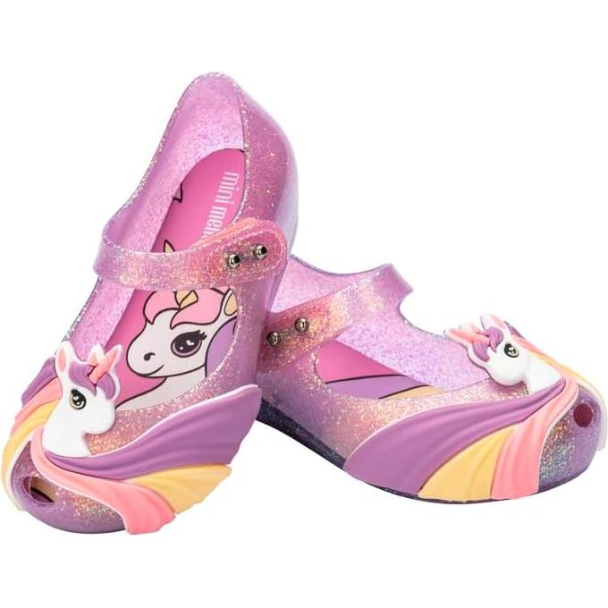 Zapatos Bailarina Mini Melissa Ultragirl Unicornio Niña 19.5cm