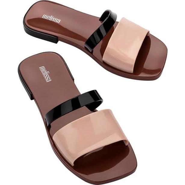 Melissa Ivy Slide II Mujeres 23.66x9.34cm Marrón/Beige
