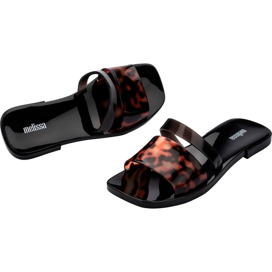 Melissa Ivy Slide II Mujeres Negro/Tortuga 23.66x9.34cm