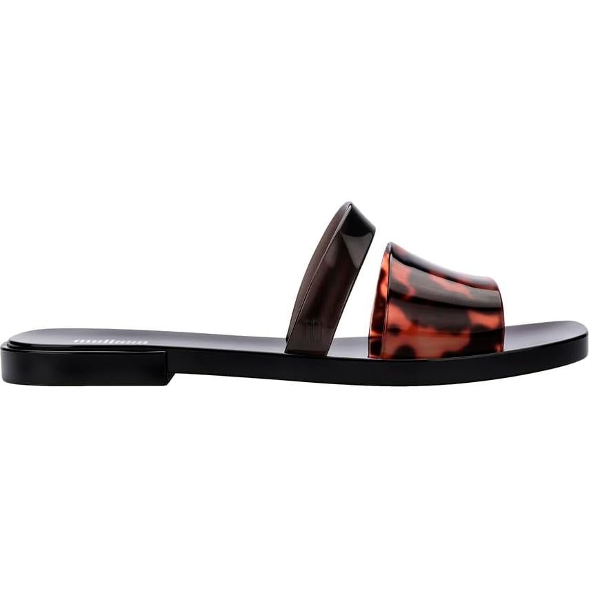 Melissa Ivy Slide II Mujeres Negro/Tortuga 23.66x9.34cm
