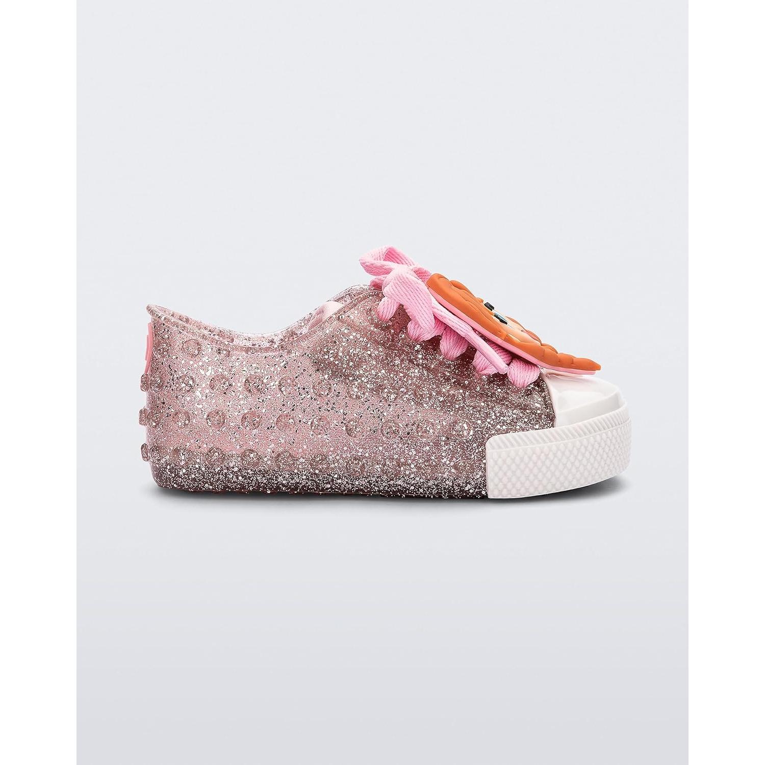 Zapatillas Mini Melissa Polibolha II para Niños - Glitter Rosa
