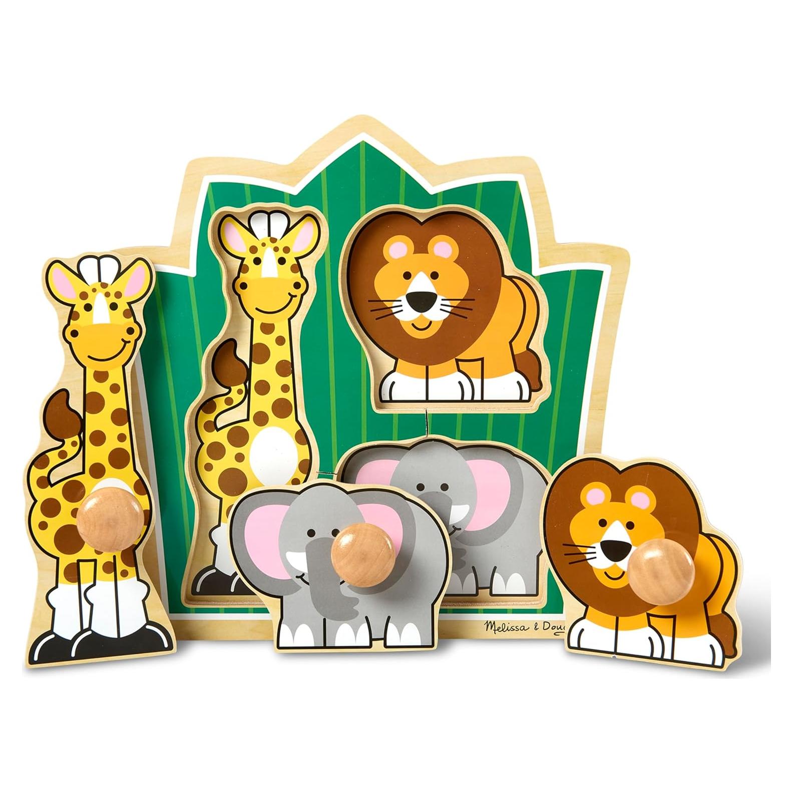 Rompecabezas de Madera Jumbo Melissa & Doug Animales