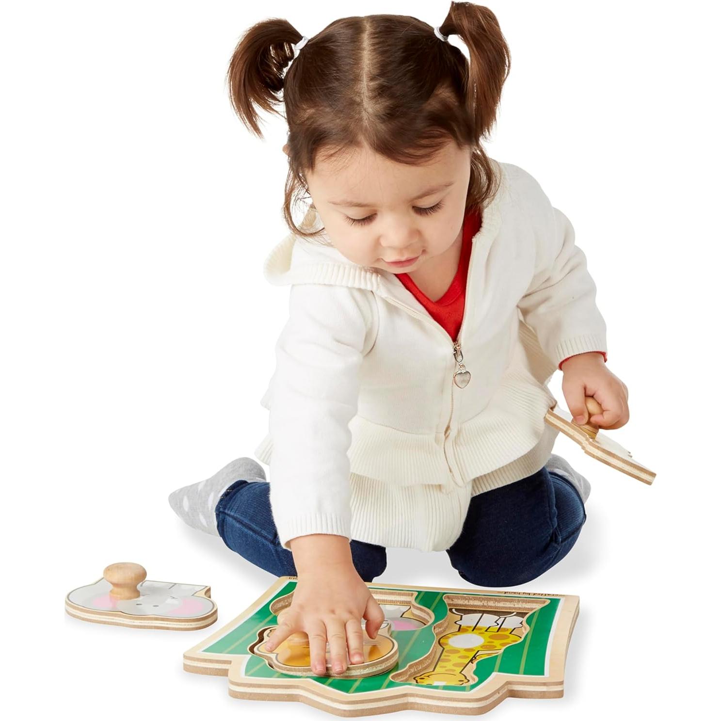 Rompecabezas de Madera Jumbo Melissa & Doug Animales