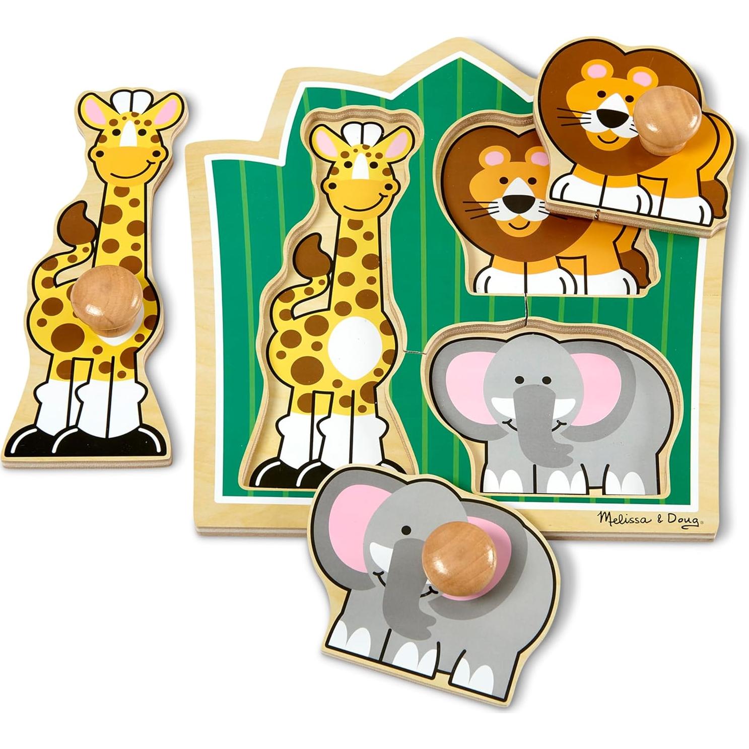Rompecabezas de Madera Jumbo Melissa & Doug Animales