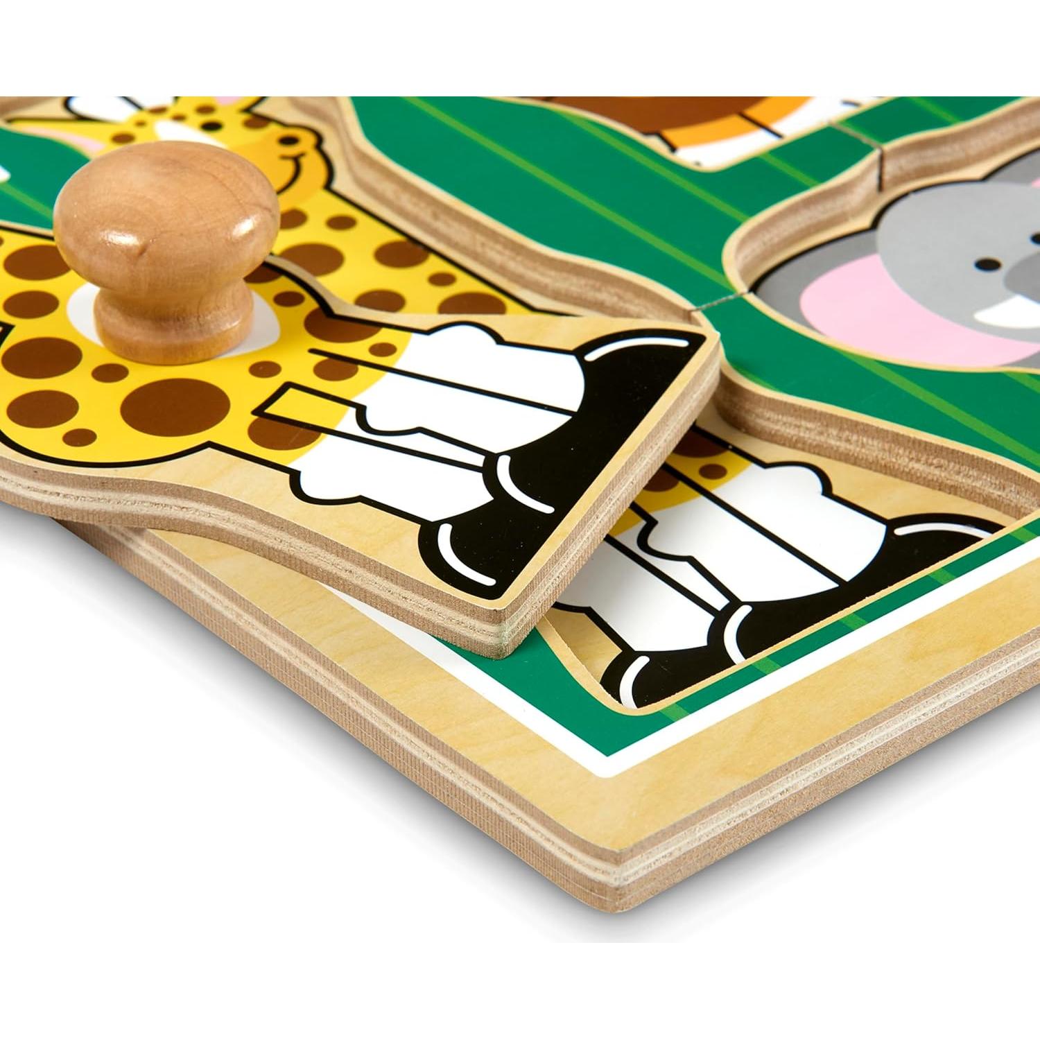 Rompecabezas de Madera Jumbo Melissa & Doug Animales