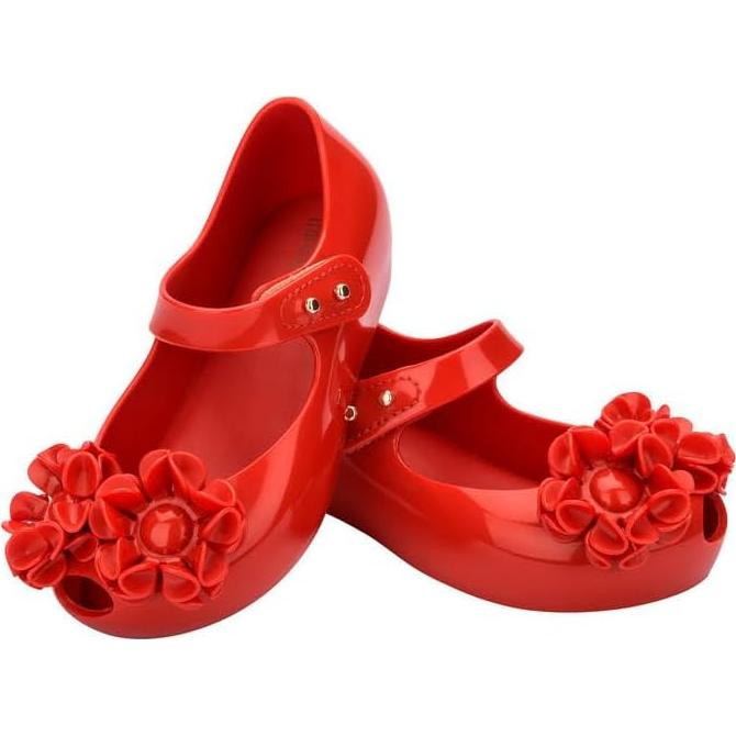 Zapatos Mini Melissa Ultragirl Peep-Toe Niñas Rojo 11
